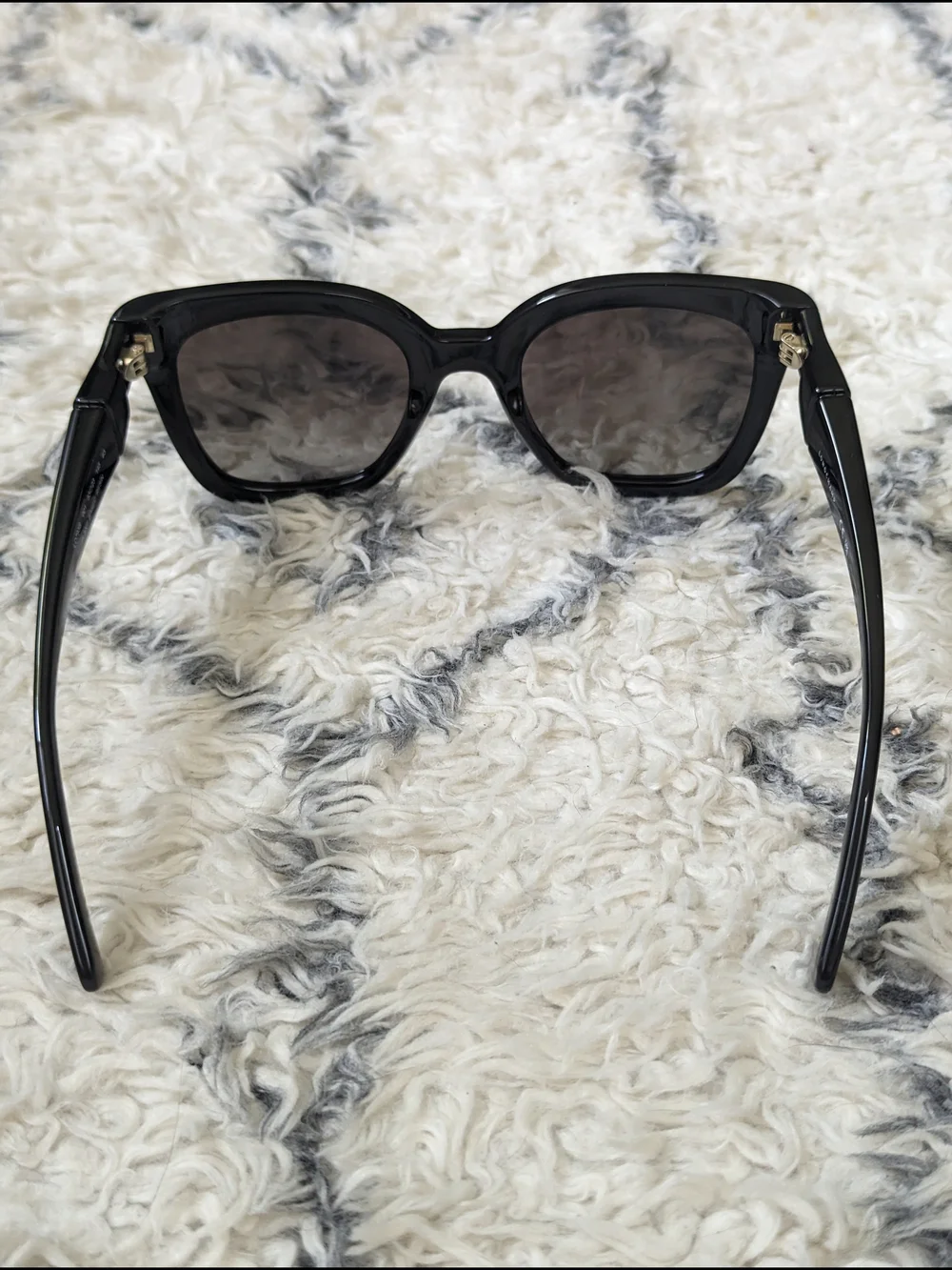NWOT- Longchamp Black Sunglasses with Protective Case